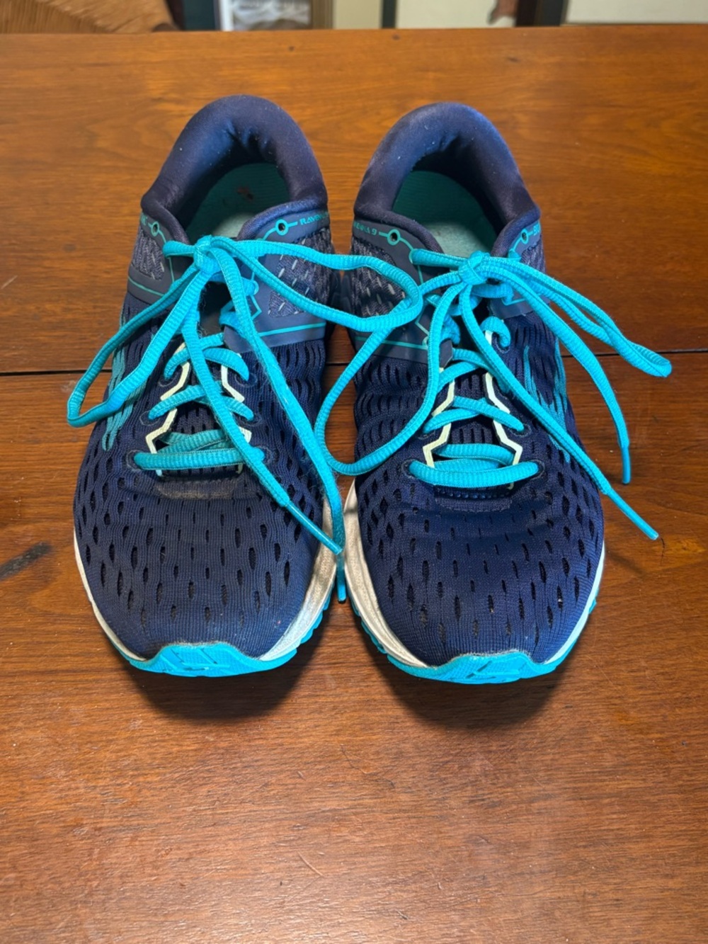 Brooks Women’s Ravenna 9 Running Shoes Blue/Teal Size 7.5 W Style 1202691D452